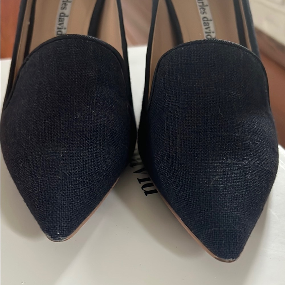 Charles David Amari Blue Pointed-Toe Heels - Picture 10 of 10